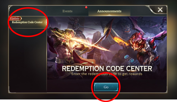 How to Redeem your Redemption Code