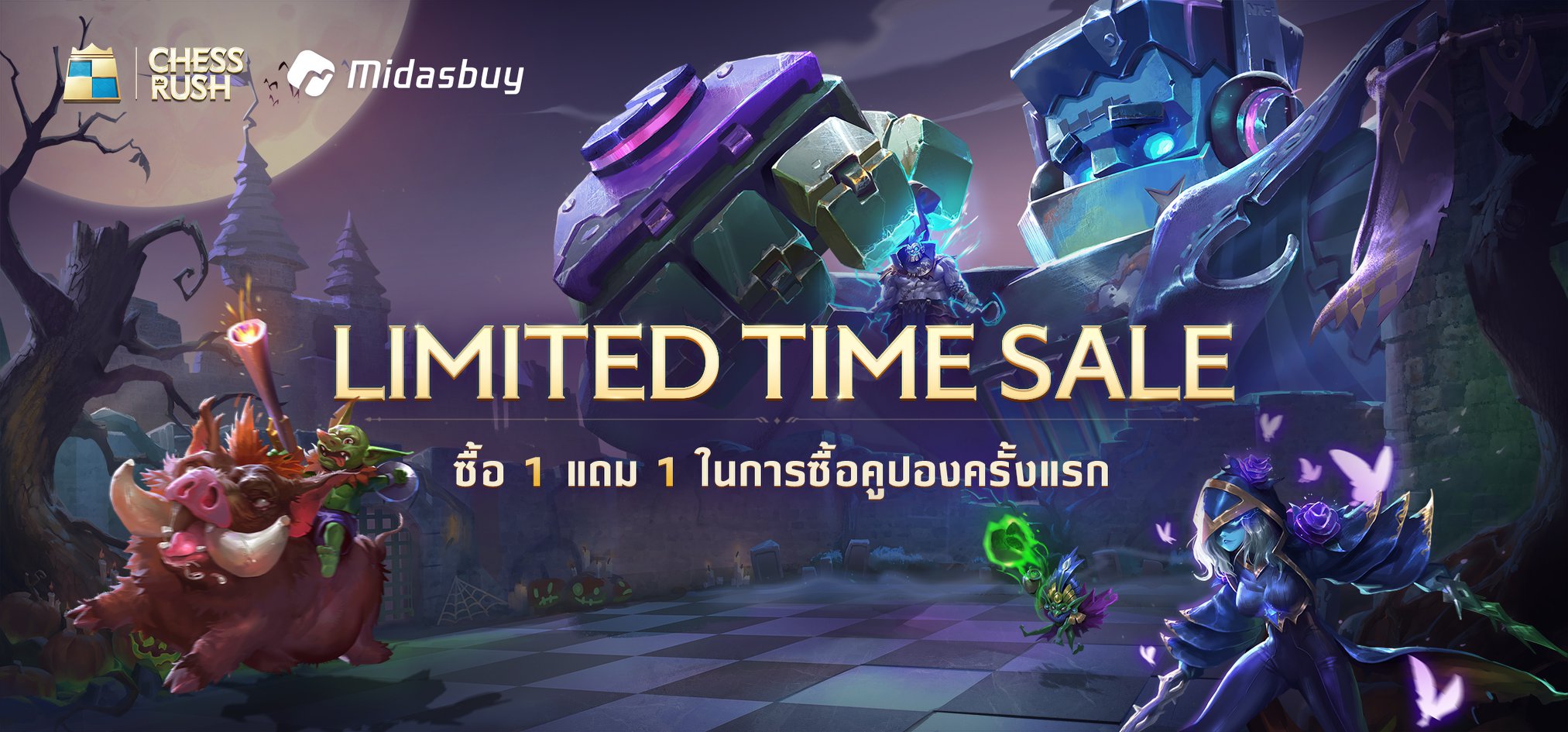 Chess Rush adds Midasbuy in Indonesia and Thailand!