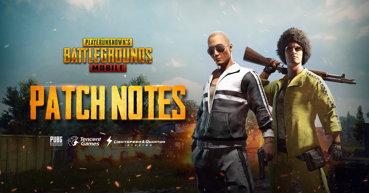 Official Pubg On Mobile!    - patch note jpg